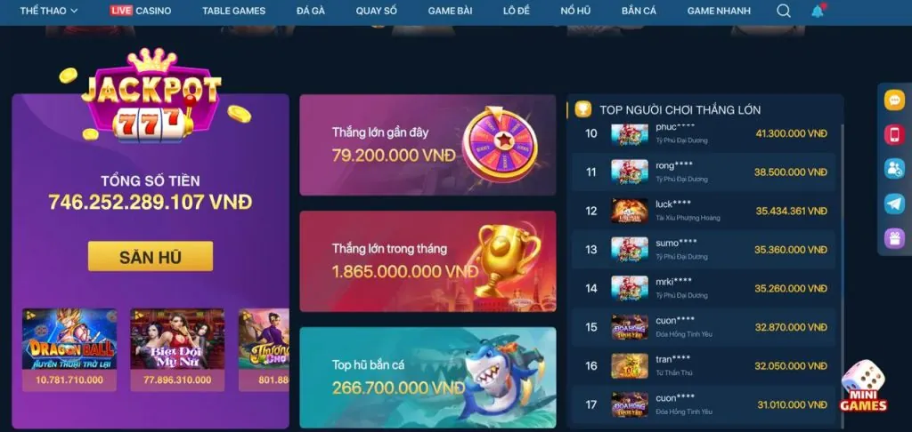 Trò chơi Slot cổ điển tại vn89 win